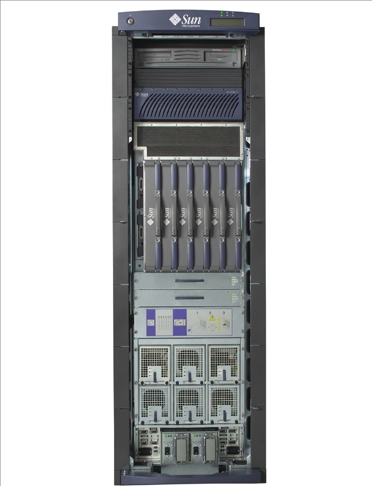 Sun Fire E6900 Front Open Zoom