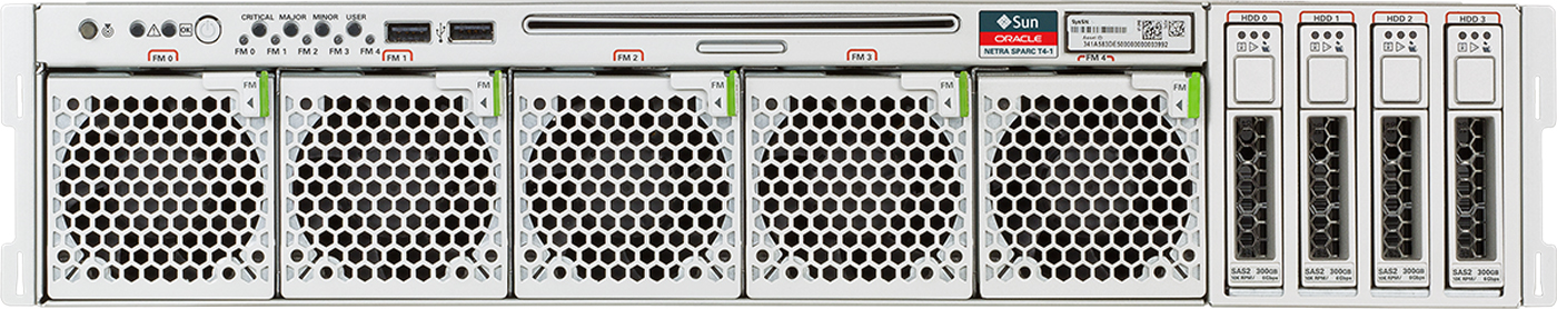 Netra SPARC T4-1 Front Zoom