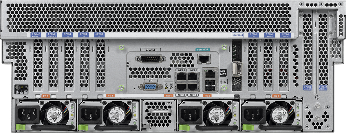 Netra SPARC T4-2 Rear Zoom