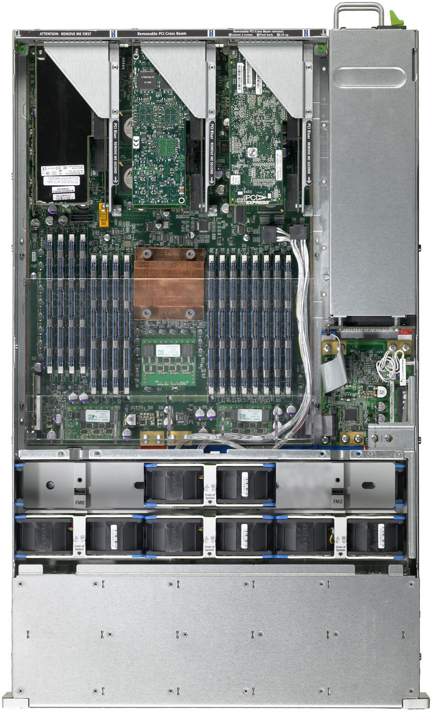 Sun SPARC Enterprise T5220 Top Zoom