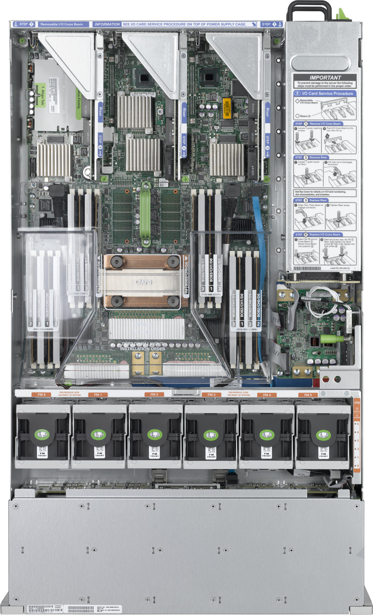 SPARC T4-1 Top Zoom