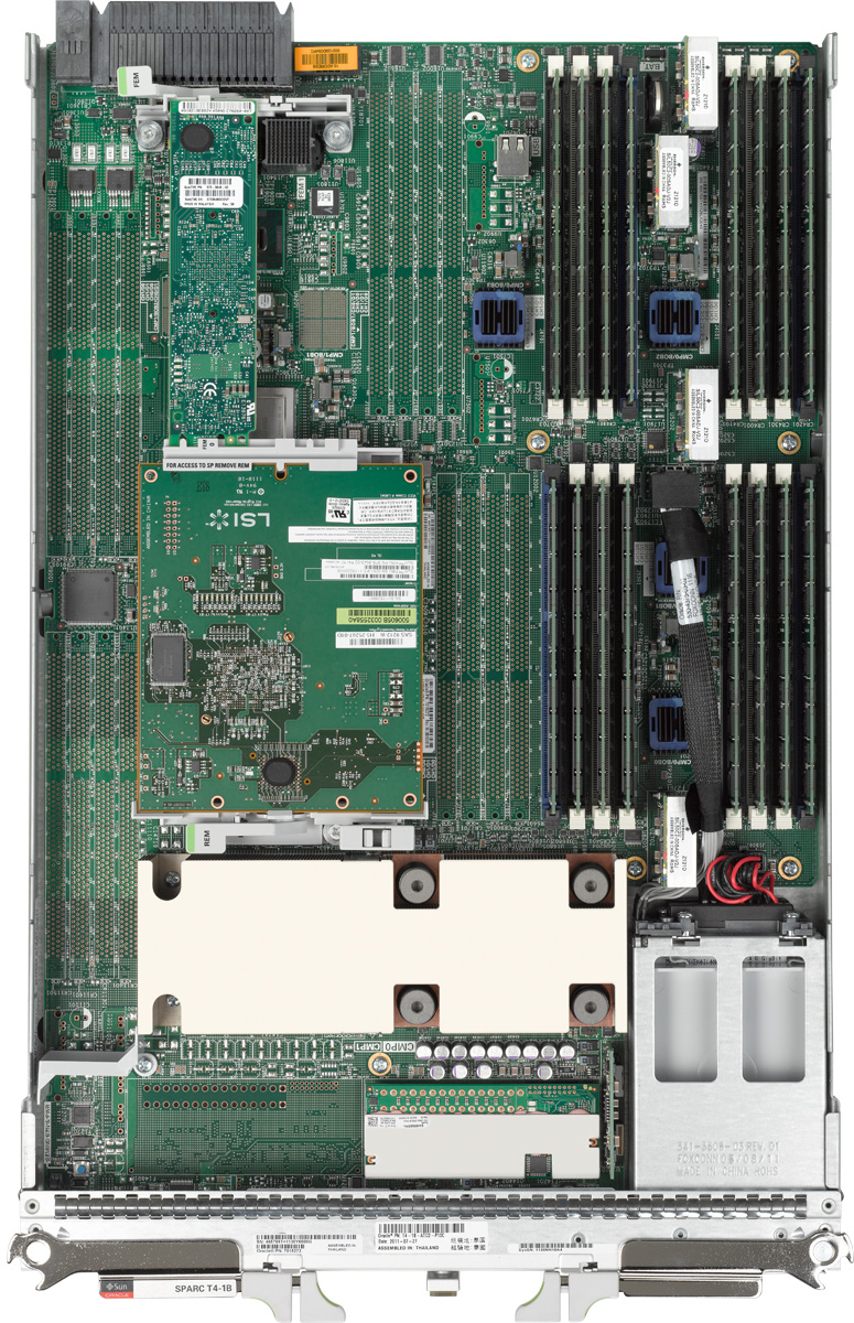 SPARC T4-1B Top Zoom
