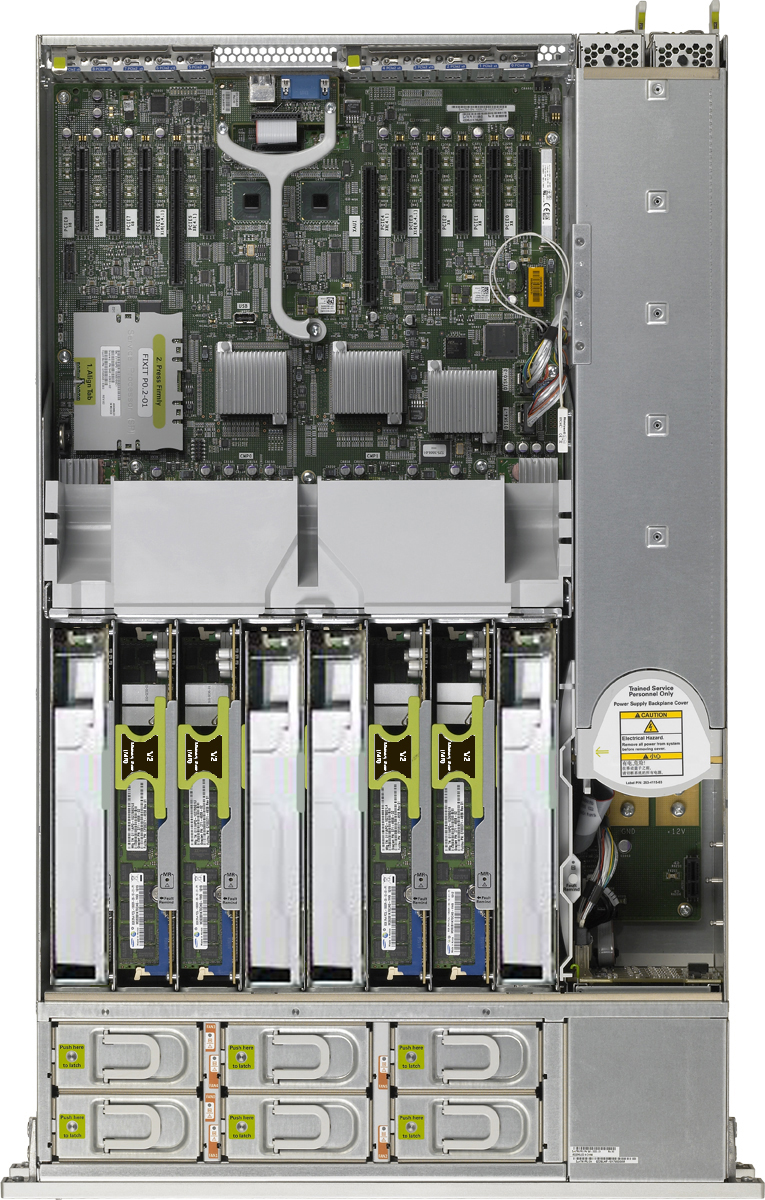 SPARC T4-2 Top Zoom