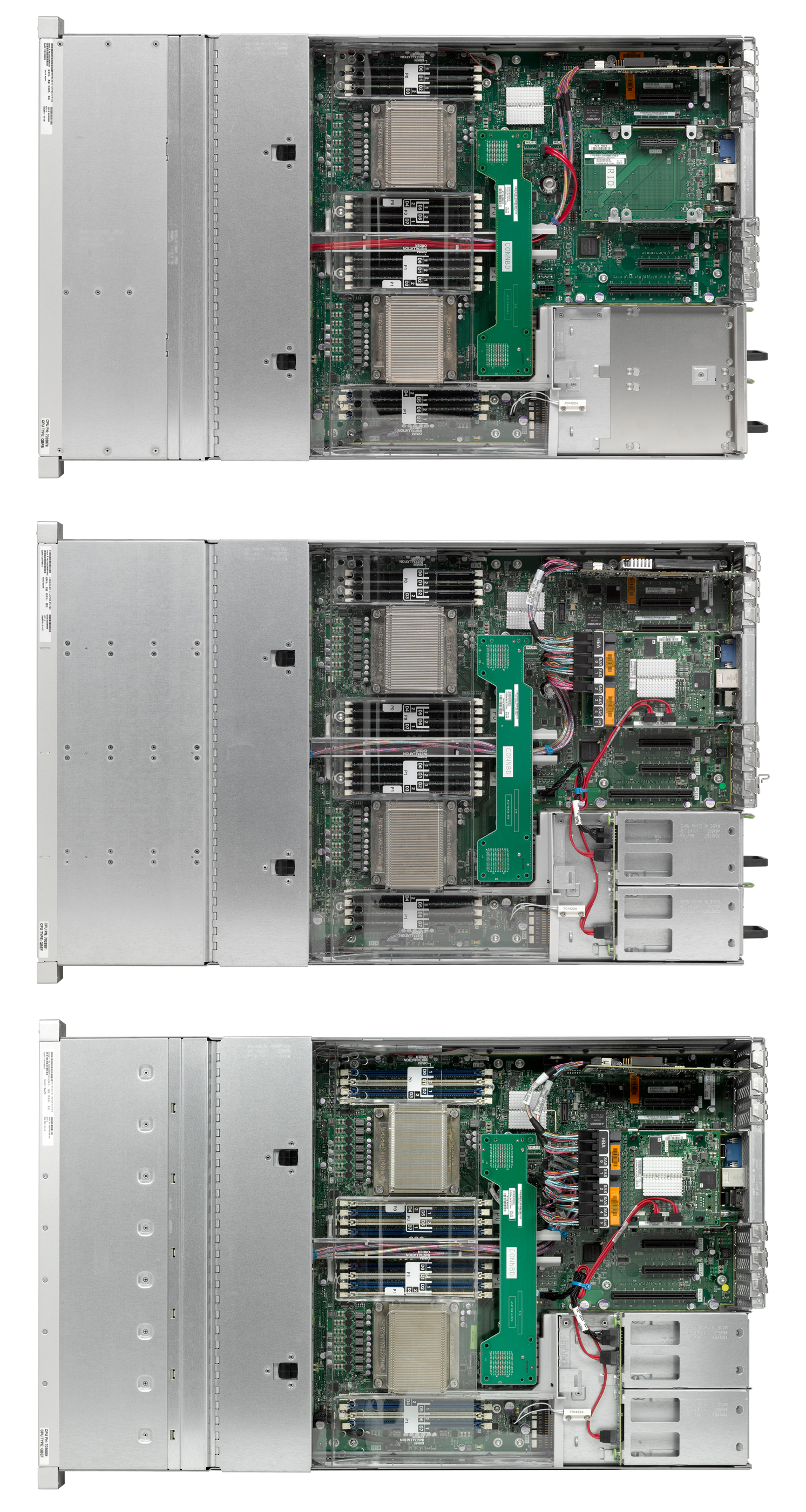 Sun Server X3-2L / Sun Fire X4270 M3 Top Zoom